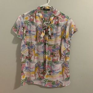 SHEIN Tropical Top